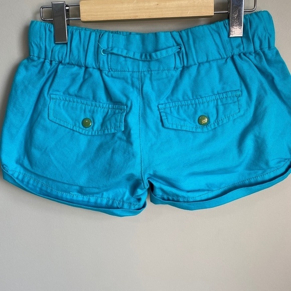 Jessica Simpson Women's Aqua Denim Beach Shorts Elastic Waist Drawstring Size 26 - Picture 5 of 12